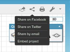 How to publish To publish a plan, open your plan from the Dashboard or Projects tab and do the following: Embed code How to embed After publishing, Click in the topbar and select Embed project.