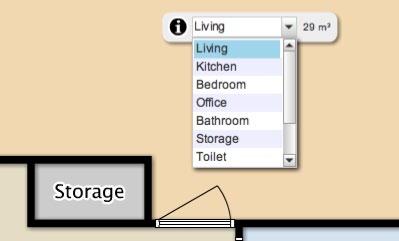 Click in the drawing space and type. Change in the property menu of the text format.