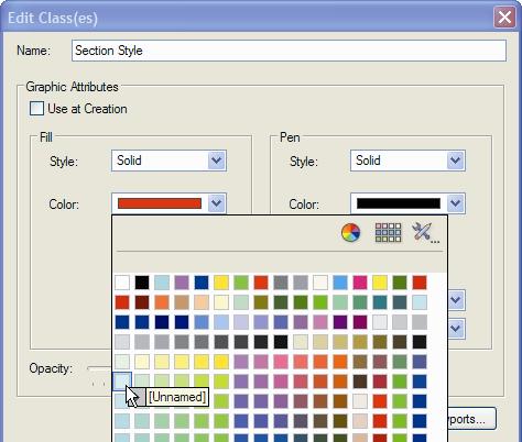 In the Navigation palette, select the Classes tab. Right-click the Section Style class and select Edit. In the Edit Class dialog box, change the Pen Line thickness to.