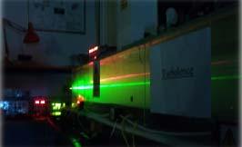 55 μm Laser End (T x ) Aerosol control Controlled Atmosphere P T L= 5.5 m, Vol =.495 m 3 