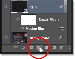 Clicking the New Adjustment Layer icon while holding Alt (Win) / Option (Mac).