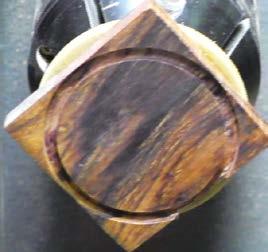 The remainder of the lid was then squared off so the cocobolo