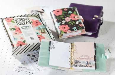 designer pick CARPE DIEM BOXED PLANNER KITS Boxed Planner kits include High Quality Simulated Leather Planners, with interior pockets