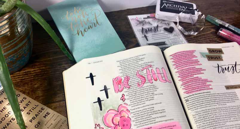 Bible Journaling Bible Journaling is a celebration and creative expression of your faith.