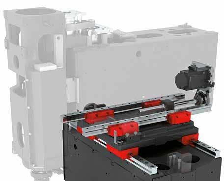 Optimal machining stability Experience superior mechanical stability and precision across the life of the machine, thanks to its short C-axis construction and oversize cast iron frame.