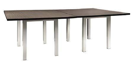 COMMUNAL TABLE (MAPLE WITH GROMMETS) laminate/metal 82058 72"L 26"D 30"H TABLES 82059 72"L