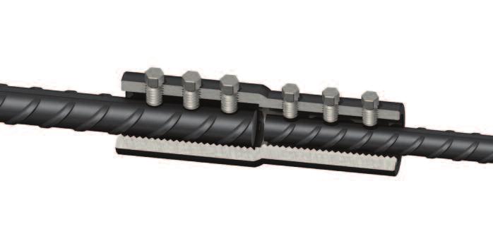 Reinforcing Bar Couplers MBT Transition Series The MBT Transition series of couplers provides an effective solution for connecting bars of different diameters.