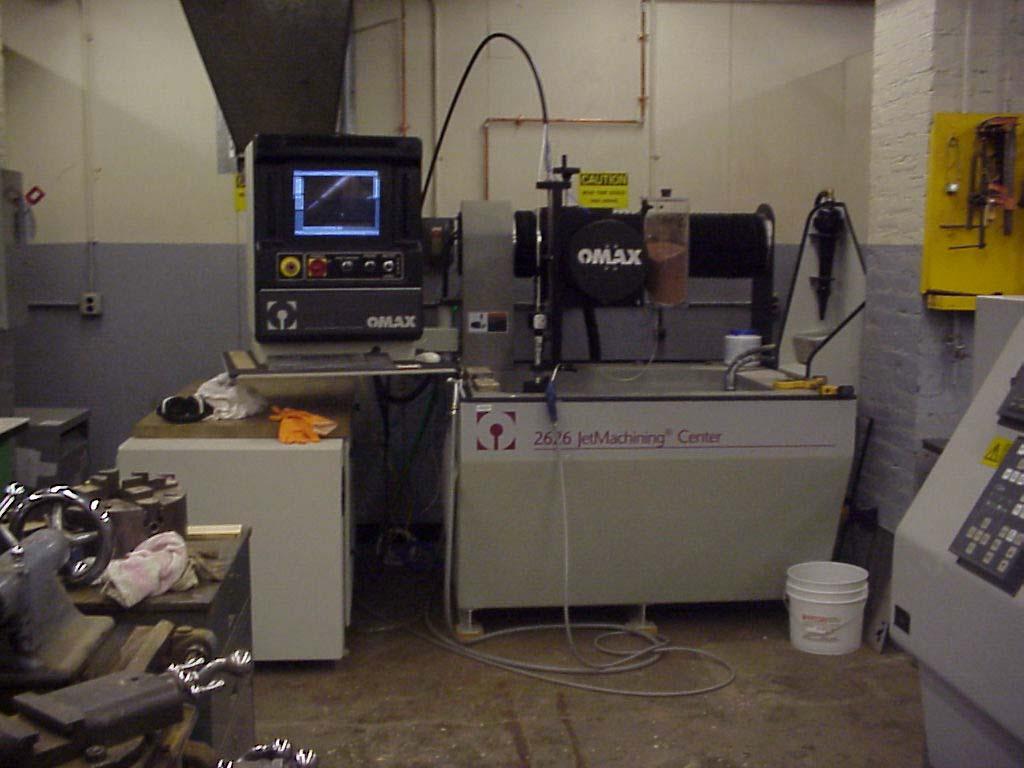 Part III_ OMAX machine An OMAX Abrasive Water