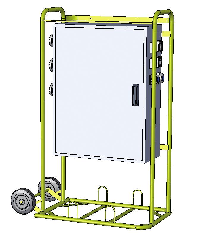 PRODUCT FEATURES NOMAD 250 SERIES The Nomad 250 series is the main distribution hub for the Nomad system. It provides the entry point for the incoming supply to the construction site.