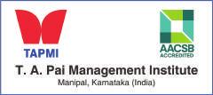 PLATINUM SPONSOR TAPMI T.A. Pai Management Institute (TAPMI), an AACSB accredited institute located in the international university town of Manipal (Karnataka), is among the leading management institutes in India.