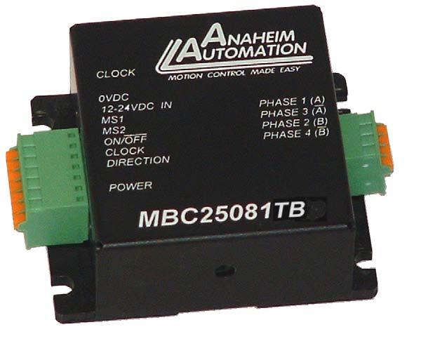 MBC25081TB - Microstep Driver FEATURES Compact Microstep Driver Detachable Terminal Blocks 0.5-2.