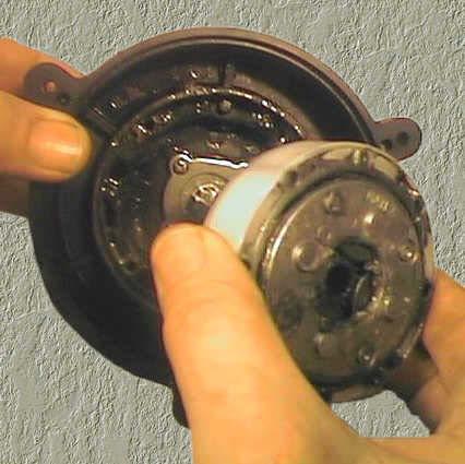 There are eight holes around the outer edge of the gears, four holes are for the securing