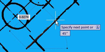 you can use to edit the line work. This feature is particularly useful for providing numeric values for coordinates, line length, and angle.