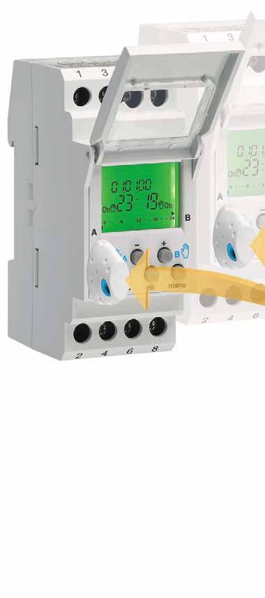 Compact and flexible The new Hager digital time switches have been developed and adapted to suit today s expectations of contractors and those of his customers.