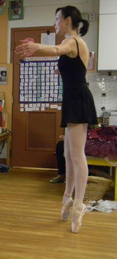 Jim came to our class and gave short demonstration on the basics of ballet.