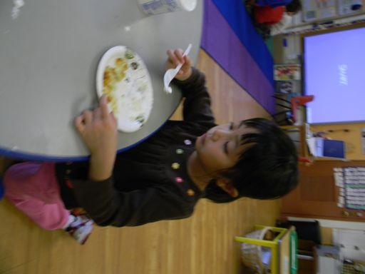 with us. The children mixed the dough and set the dough to rise.