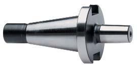 11623 Taper shaft for drill chuck for milling machines with morse taper MT2 and tightening thread M10 outer taper B16 hardened and ground Order No.