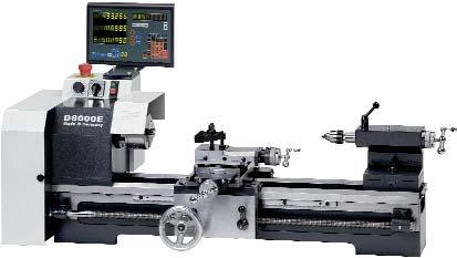 Options 3-axis digital readout system and linear measuring scales switchable from lathes to milling machines for a precise, fast and reliable production smooth installation by exact positioning no