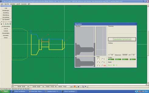 CNC lathe software nccad basic Software - the CNC lathe software nccad basic allows the easy creation of turning contours.