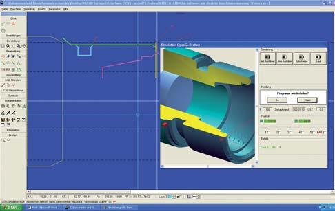 CNC lathe software nccad professional Software - the comfortable CNC lathe software nccad professional allows the easy creation of turning contours.