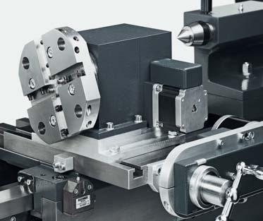 Options Work spindle bore Ø 30 mm no retrofitting with ground inner taper MT3 not available for lathe CC-D4000 E Order No.