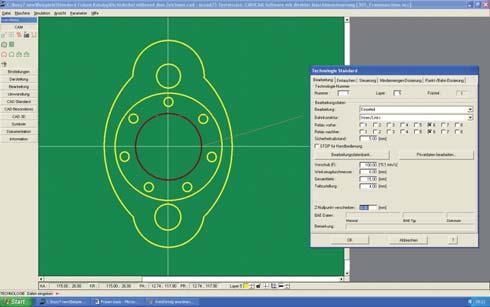 CNC milling software nccad basic Software - the CNC lathe software nccad basic allows the easy creation of milling contours.