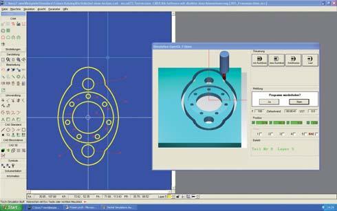 CNC milling software nccad professional Software - the CNC milling software nccad professional allows the easy creation of milling contours and simple 3D drawings.