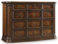 102cm) 681-75-900 Buffet Three drawers; center drawer has feltlined silverware
