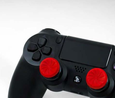FPS Freek Inferno has two tall height (10.4 mm) thumbsticks.