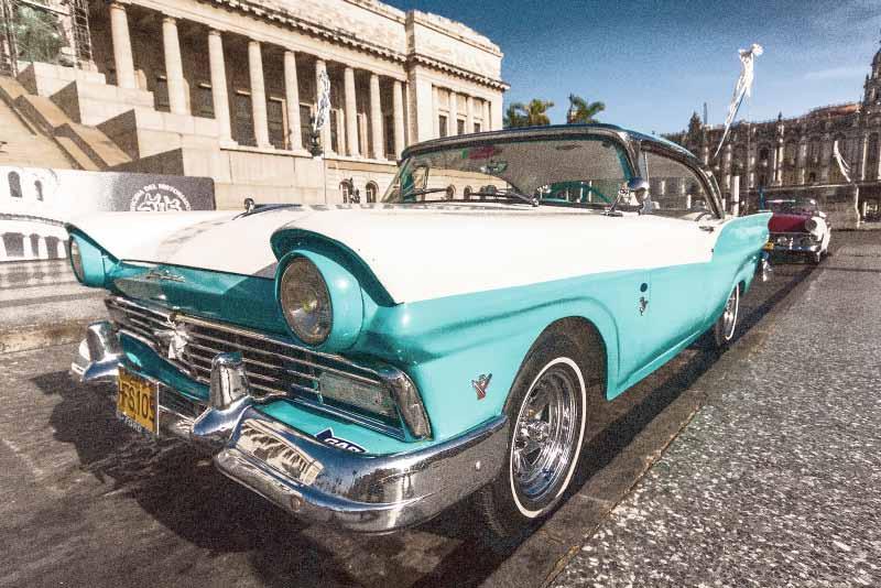 The final option was to apply for asylum in the United States which had become extremely difficult to qualify for. However, our family was blessed by owning a 1959 Ford Fairlane with extra chrome!