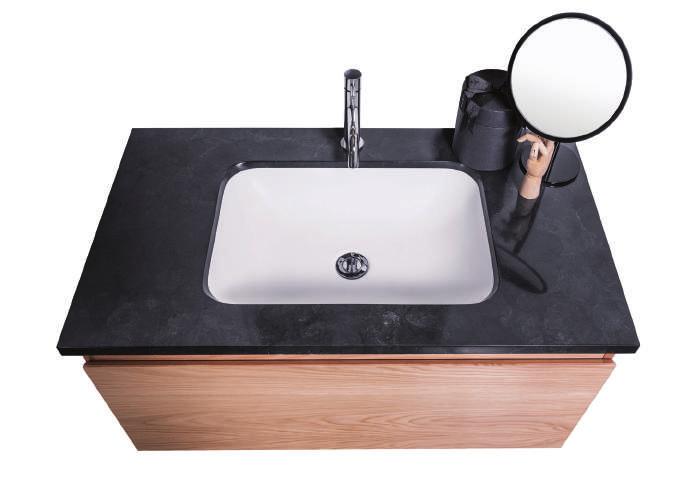 Tablo 900 with Glory basin with Black Storm top New Shower & Vanities Order Forms