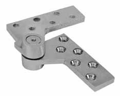 OFFSET HUNG TOP PIVOTS MODEL L180 Lead-Lined/Heavy/High Traffic Doors Full Mortise Non-handed Standard top pivot for L147, L117 pivots and L27 floor closers Doors with lead lining under the skin