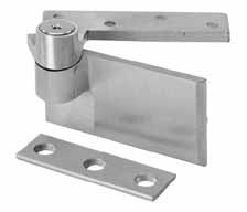 OFFSET HUNG TOP PIVOTS MODEL 280 Half Surface ANSI/C07501 Flush door and frame application only Optional top pivot where door portion cannot be mortised Available for fire door assemblies (ferrous