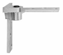 OFFSET HUNG TOP PIVOTS MODEL 480 Full Surface ANSI/C07521 Flush door and frame application only Optional top pivot where door and jamb portion cannot be mortised Designed for channel iron door frames