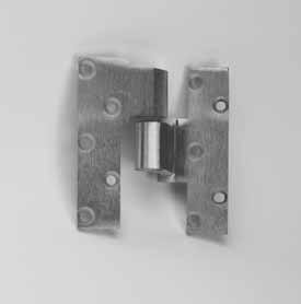 INTERMEDIATE OR SIDE JAMB PIVOTS MODEL ML19 Full Mortise Lead-Lined, Heavy or High Traffic Doors ANSI/C07311 Screw holes spaced to straddle lead lining in center of door.