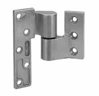 Each additional 30" (762mm) warrants another intermediate pivot Door edges must be beveled in 1/8" in 2" Half Mortise ANSI/C07341 MODEL 419 Flush door and frame applications only Optional