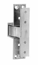 STANDARD AND ELECTRIFIED POCKET PIVOTS MODEL F519 Pocket Door Pivot Non-handed ANSI/C07611 Full mortise, non-handed pivot for pocket door applications Heavy-duty steel pivot with ball bearings Allows