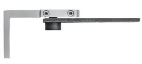 CENTER HUNG TOP PIVOTS MODEL 340 X 102 Fully Concealed Non-handed Optional top pivot for doors or frames that have conflicts with other hardware Can be inverted.