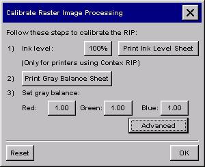 tell me about calibrating RIP settings Use this feature if you are using media that is not available in your profile list and you wish to fine tune the output results.
