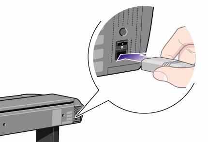 1. Connect the scanner power cable. 2. Power ON the scanner. The scanner should be warm. Make sure that the scanner has been turned on for at least one hour prior to camera alignment and calibration.