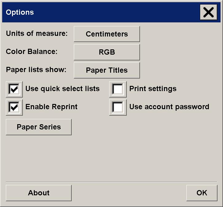 load With this option you can select whether to load your original in the center of the scanner or aligned to the right. See loading preferences on page 44.