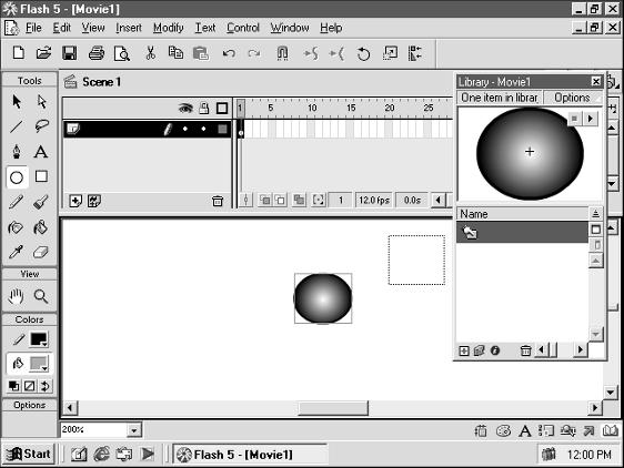 Creating Interactive Buttons CREATE THE HIT STATE 11 12 Click the Hit frame. Press to insert a keyframe into the frame. Flash inserts a keyframe that duplicates the Down frame object.