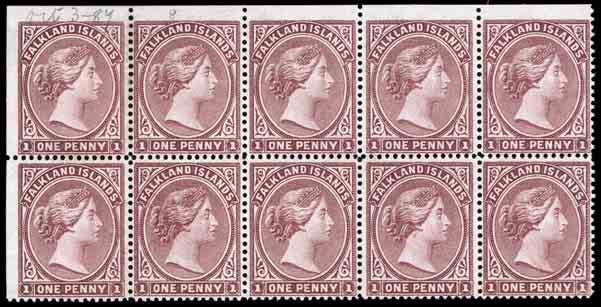 upper pair with horizontal crease, the lower pair unmounted.