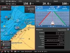 All connected modules including chart data, fish finder and marine radar can be shared with two MFDs and provide