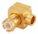 MCX coaxial connectors, provided with a snap-on coupling mechanism, are mainly applied in RF cable connections up to 6 GHz, e.g. in fixed and wireless communication systems.