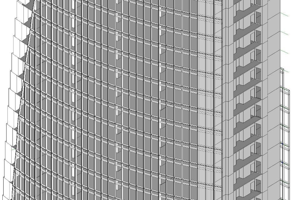 façade panels.