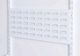 HOME SOLUTIONS ACCESSORIES PEG BOARD 572 X 200MM White