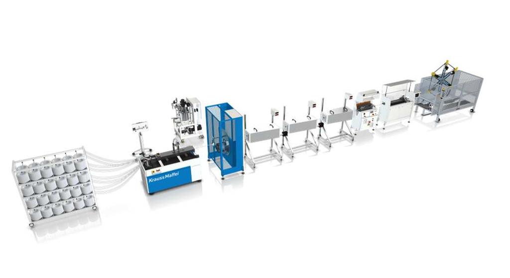 Your partner for new developments and turnkey solutions New low pressure metering machines Complete ipul pultrusion lines for profiles or rebars from one independent