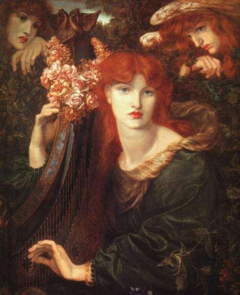The Pre-Raphaelite Brotherhood La Ghirlandata Group of English artists founded by Dante Rossetti