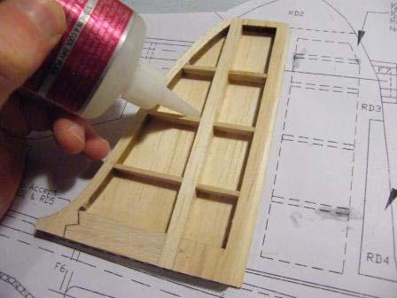 assembly 59) If you are making the fin and rudder as one unit, glue